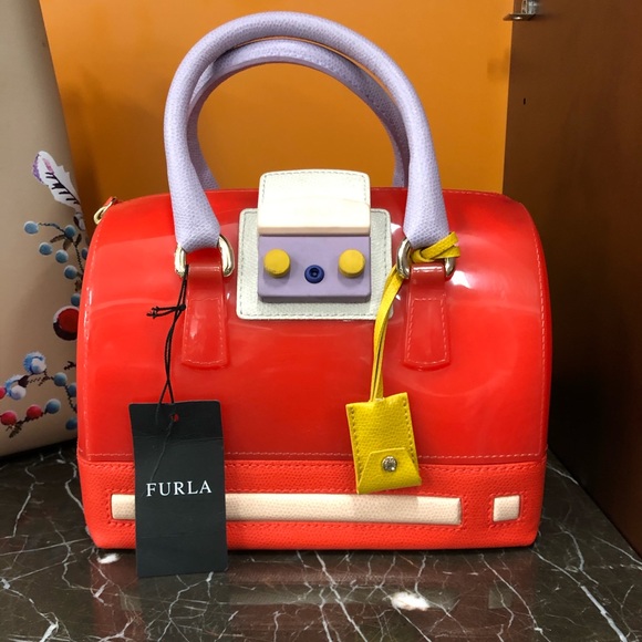 Furla Candy Bag Vanilla Cartoon Small Satchel - Picture 1 of 4